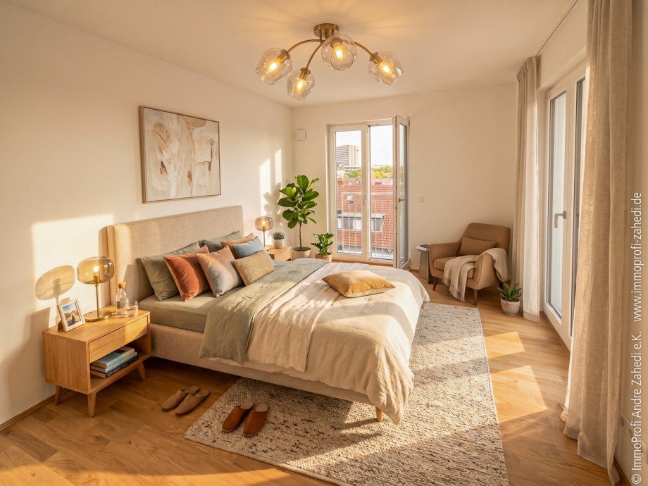 Schlafzimmer Etagenwohnung Darmstadt