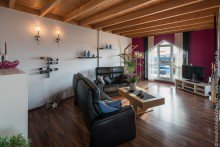 Wohnzimmer 3 1/2 Zimmer Penthouse mit Dachterrasse +VERKAUFT+