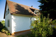 Hausansicht vom Garten Freistehendes Einfamilienhaus in Seeheim -Video-Pr�sentation-++VERKAUFT++