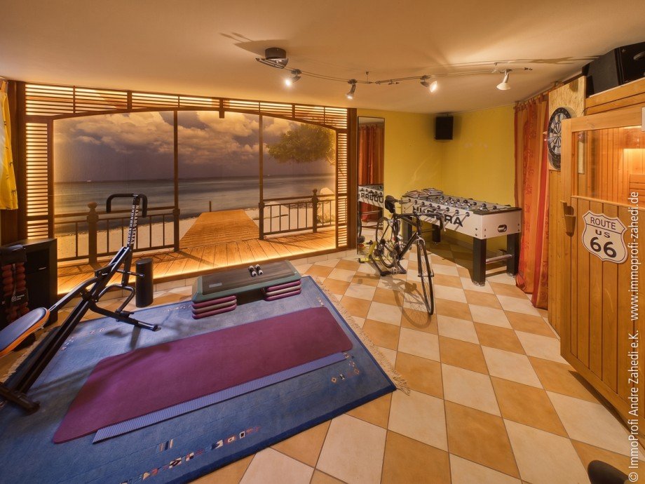 Sauna+Sport & Musikraum im UG Einfamilienhaus Dieburg