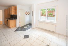 Wohnzimmer in ELW Doppelhaush�lfte mit sep. Einliegerwhg. in Dieburg +VERKAUFT+