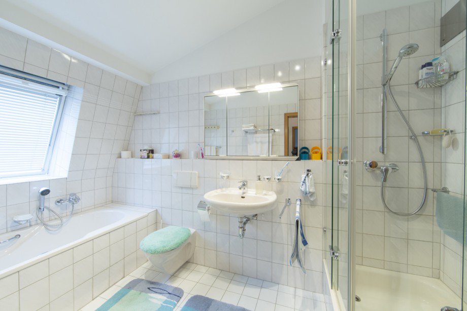 Tageslichtbad Maisonettewohnung Darmstadt