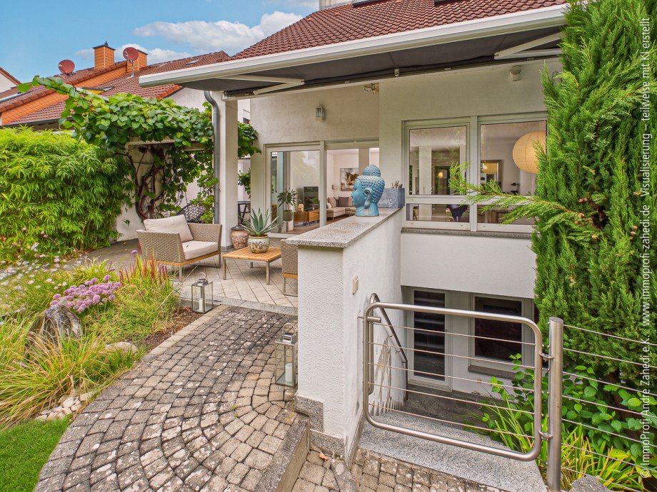 Zugang zum G�stezimmer Doppelhaush�lfte Dieburg