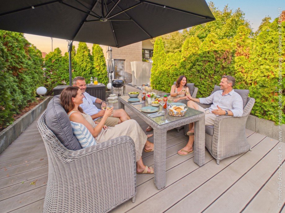 Dachterrasse Maisonettewohnung Darmstadt
