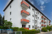 Hausansicht 2-Zimmer-Eigentumswohnung mit 2 Balkonen in Weiterstadt +VERKAUFT+