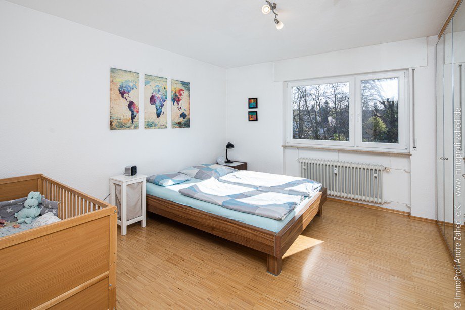 Schlafzimmer Dachgeschosswohnung Darmstadt