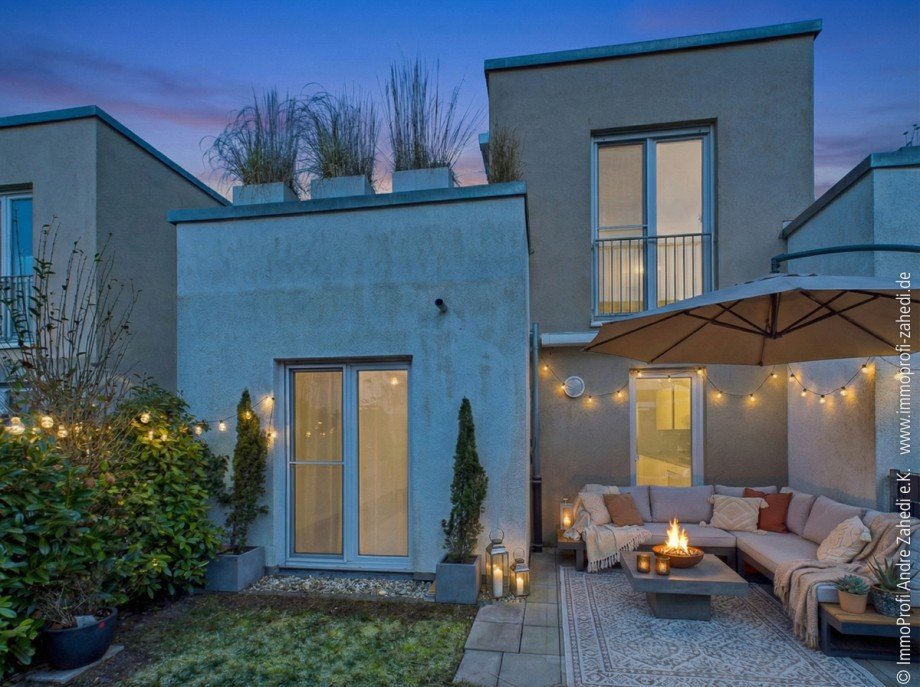 Gartenseite Reiheneckhaus Darmstadt