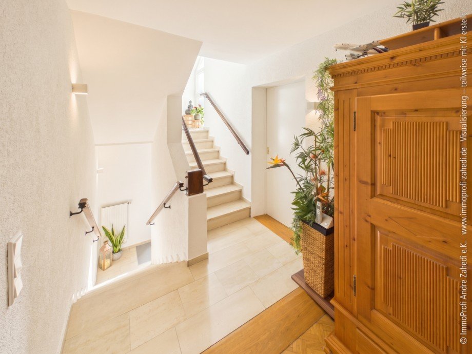 Diele im 1. OG Maisonettewohnung Darmstadt