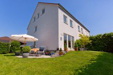 Ansicht S�dwest Familienfreundliches Reihenendhaus in Pfungstadt +VERKAUFT+