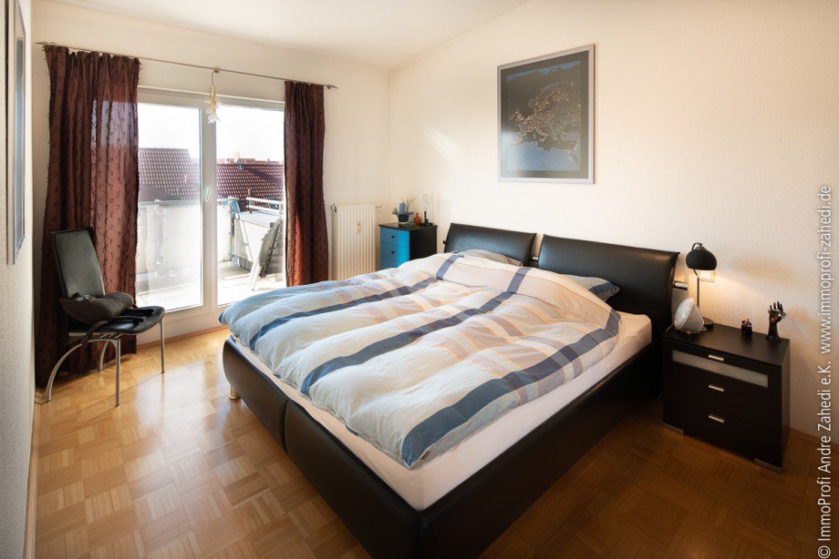 Schlafzimmer Dachgeschosswohnung Griesheim
