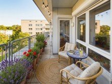 Sonnenloggia Charmante Dachgeschosswohnung nahe Darmstadt-Komponistenviertel +RESERVIERT+