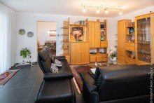 Wohnzimmer 4-Zimmer-ETW mit Loggia in Darmstadt-Kranichstein