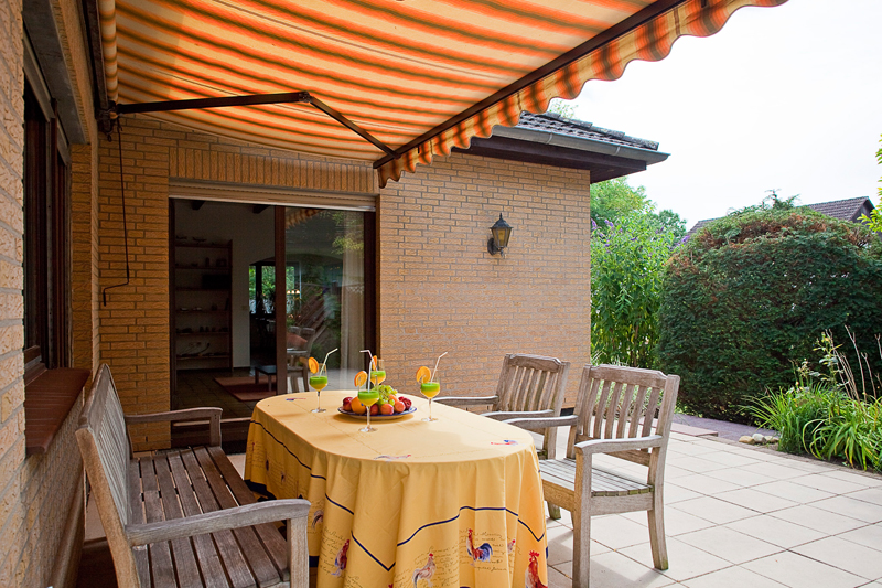 Die Terrasse Bungalow Alsbach-H�hnlein