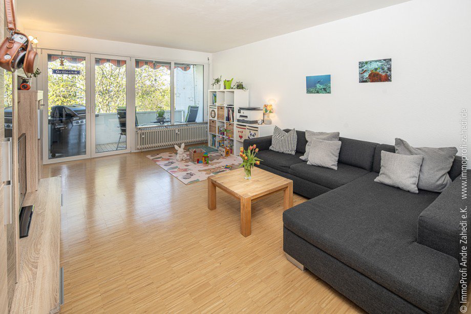 Wohnzimmer Dachgeschosswohnung Darmstadt