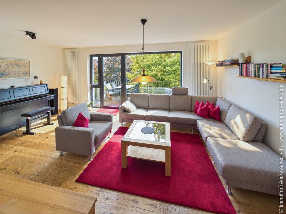 Wohnzimmer Etagenwohnung Darmstadt