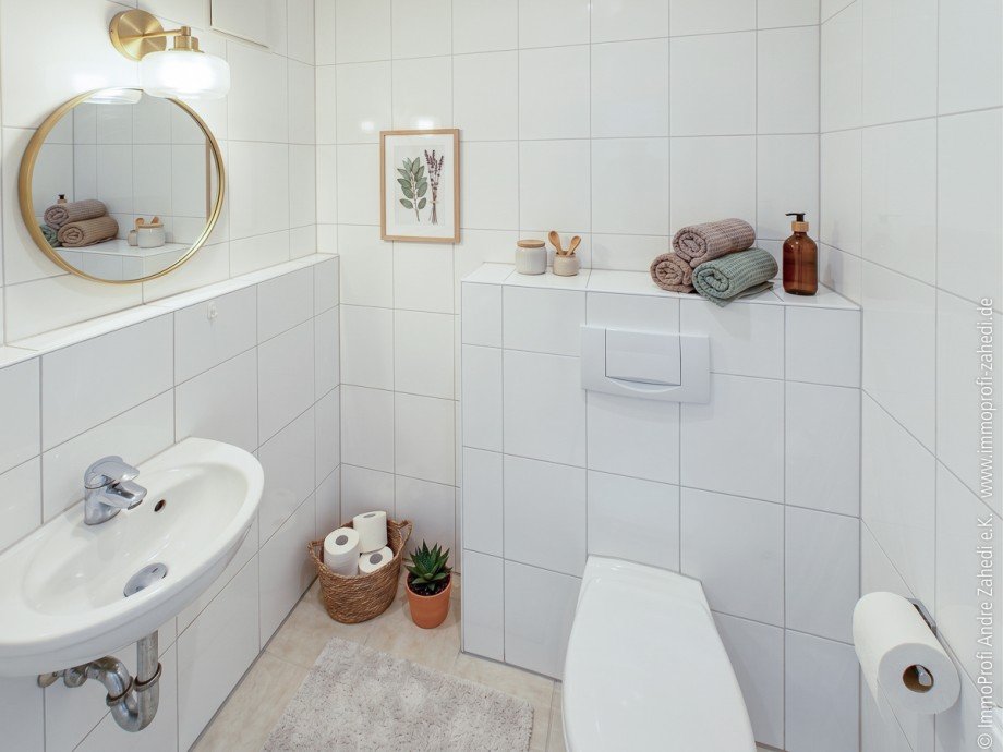 G�ste-WC im EG Reihenmittelhaus Darmstadt