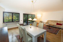 Wohn- und Esszimmer 5-Zimmer-ETW mit Terrasse in Darmstadt an der Mathildenh�he