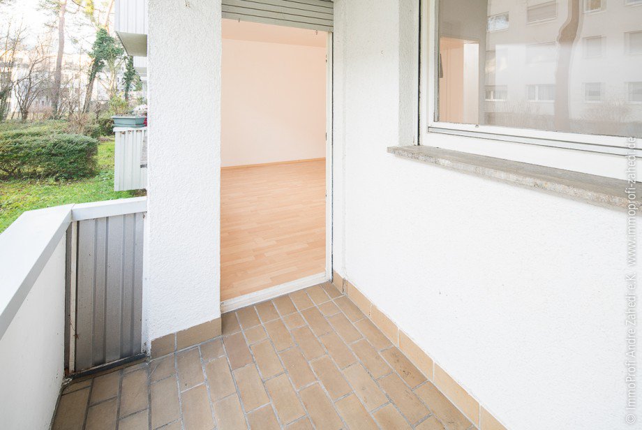 Balkon Erdgeschosswohnung Darmstadt-Eberstadt