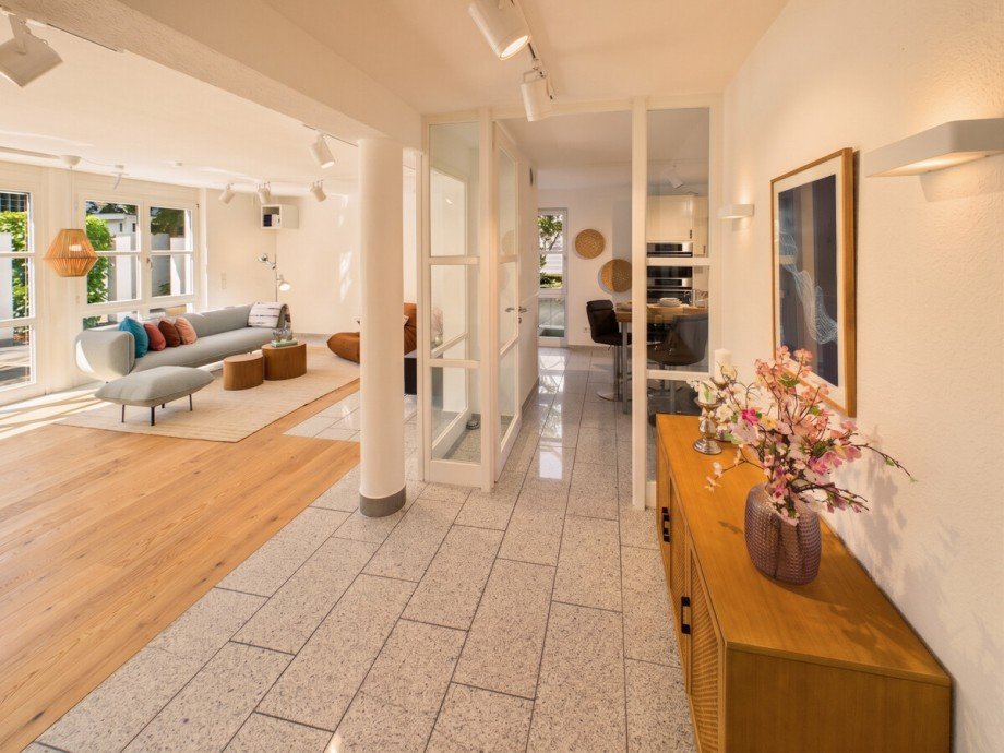 Blick zur K�che/Wohnzimmer Einfamilienhaus Darmstadt-Eberstadt