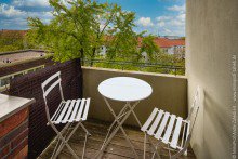 Balkon mit Fernblick Wohnen in Neufert-Meisterbau in Darmstadt  +VERMIETET+