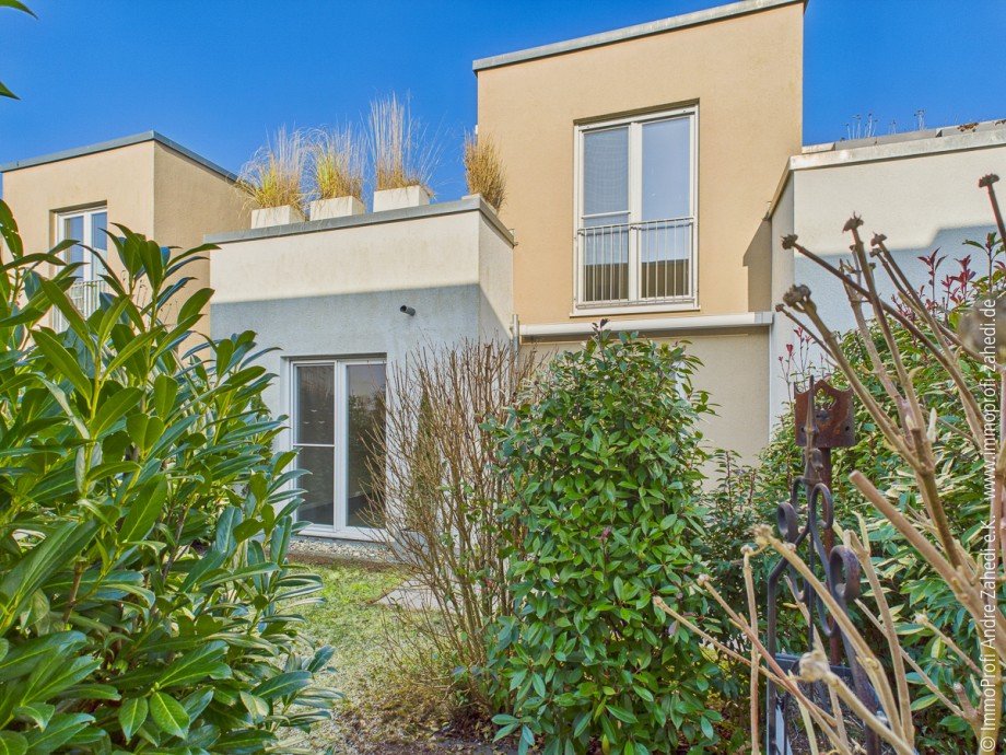 Blick vom Garten Reiheneckhaus Darmstadt