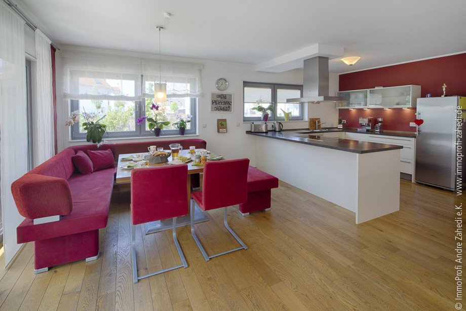 Blick vom Essbereich Einfamilienhaus Griesheim