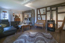 Wohnzimmer Forsthaus Hofreite Forsthaus-Ensemble im Odenwald +VERKAUFT+