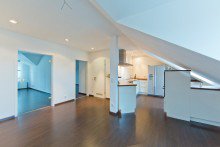 Blick von Essbereich 3 1/2-Zimmer-Dachgeschoss-ETW in Darmstadt-Bessungen +VERKAUFT+