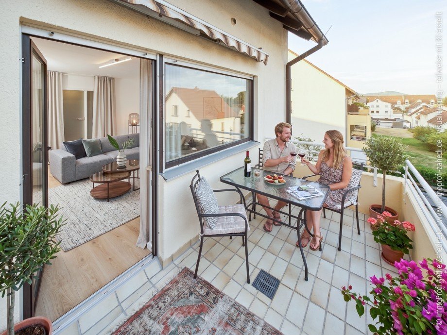 Balkon Etagenwohnung Pfungstadt
