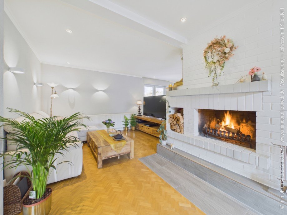 Wohnzimmer Maisonettewohnung Darmstadt